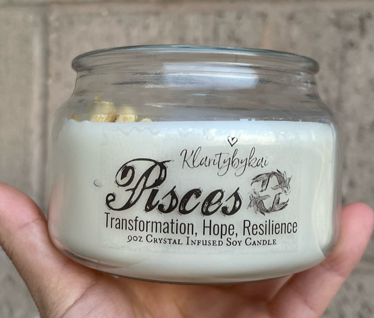 PISCES ♓️ Aquamarine Intention Candle 🕯️