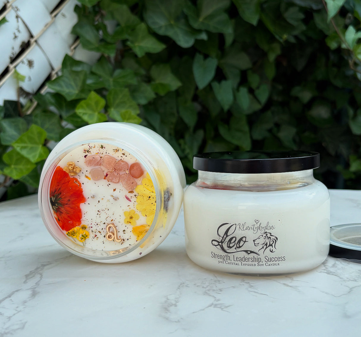 LEO♌️ Sunstone Intention Candle
