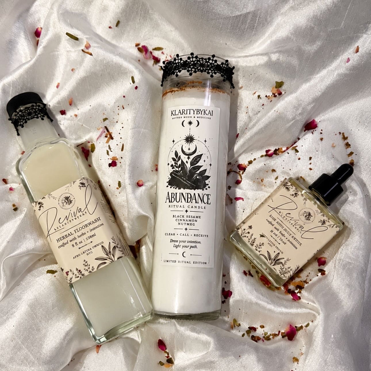 *LIMITED TIME* “The Abundance Ritual Candle Set